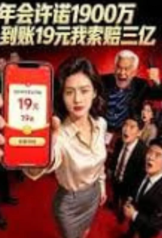 年会许诺1900万，到账19元我索赔三亿海报